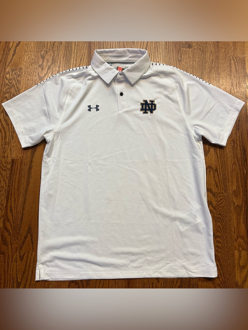 Notre Dame Fighting Irish Under Armour Polo Men's New with Tags Large NCAA
